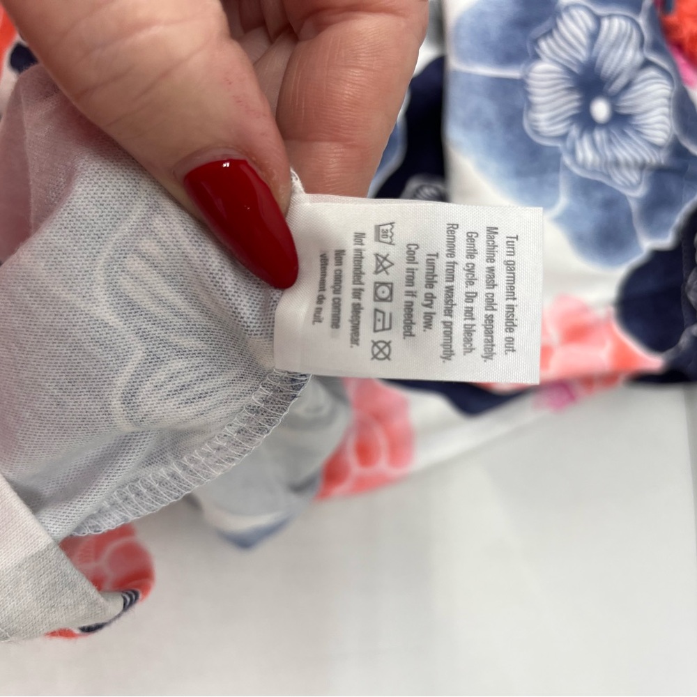 Gymboree‎ Floral Maxi Dress in Orange and Blue - Picture 6 of 6